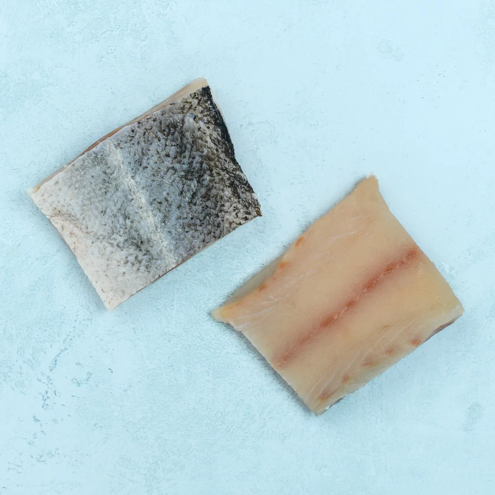 Wet and Dried Salted Hake Fish Portion