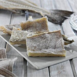 Wet and Dried Salted Pollock Fish Steaks
